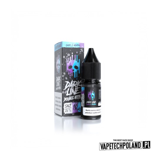 *LIQUID DOUBLE DL SALT - GRAPE X MENTHOL 10ML 20MG -zdjęcie numer 1