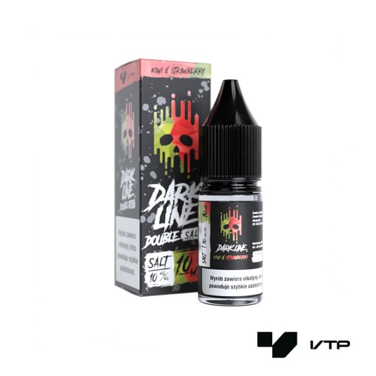 *LIQUID DOUBLE DL SALT - KIWI X STRAWB 10ML 10MG -zdjęcie numer 1