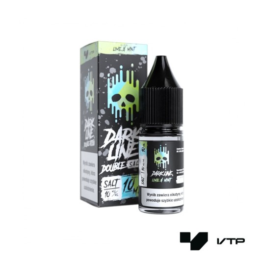 *LIQUID DOUBLE DL SALT - LIME X MINT 10ML 10MG -zdjęcie numer 1