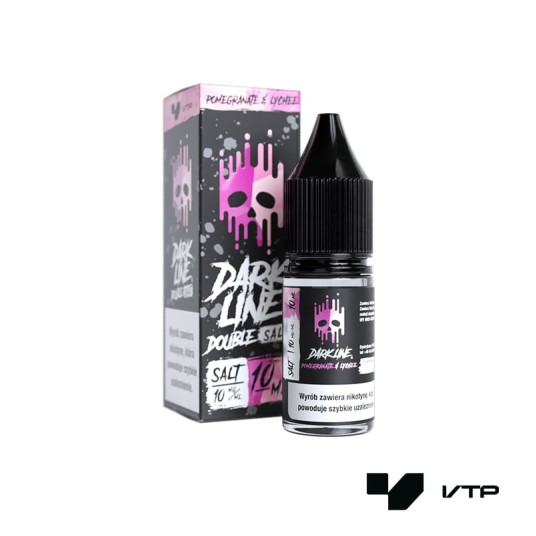 *LIQUID DOUBLE DL SALT - POMEGR X LYCHEE 10ML 10MG -zdjęcie numer 1