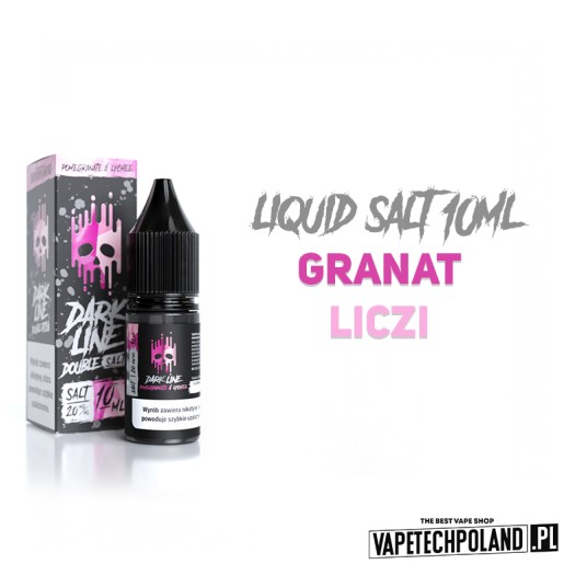 *LIQUID DOUBLE DL SALT - POMEGR X LYCHEE 10ML 20MG -zdjęcie numer 2
