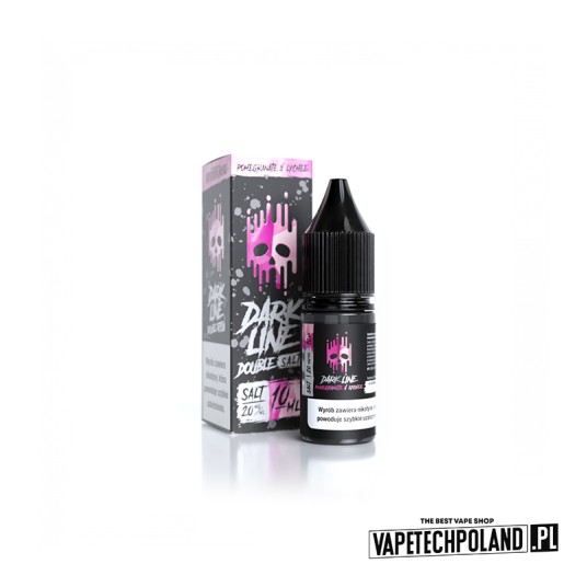 *LIQUID DOUBLE DL SALT - POMEGR X LYCHEE 10ML 20MG -zdjęcie numer 1