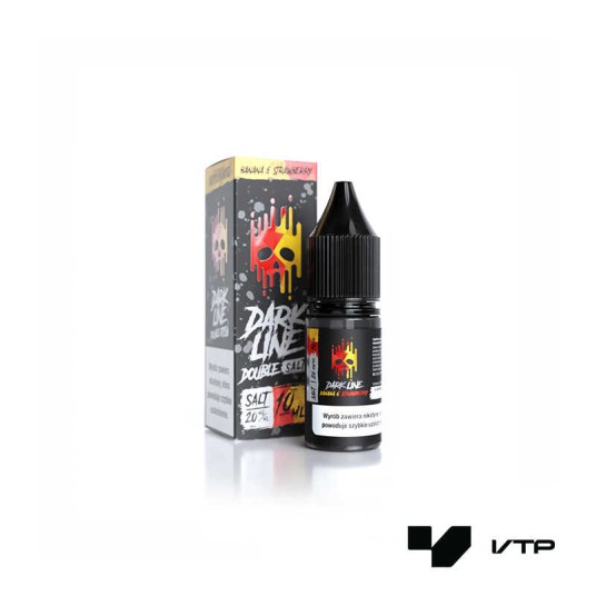 **LIQUID DOUBLE DL SALT - STRAWBERRY BANANA 20MG -zdjęcie numer 1