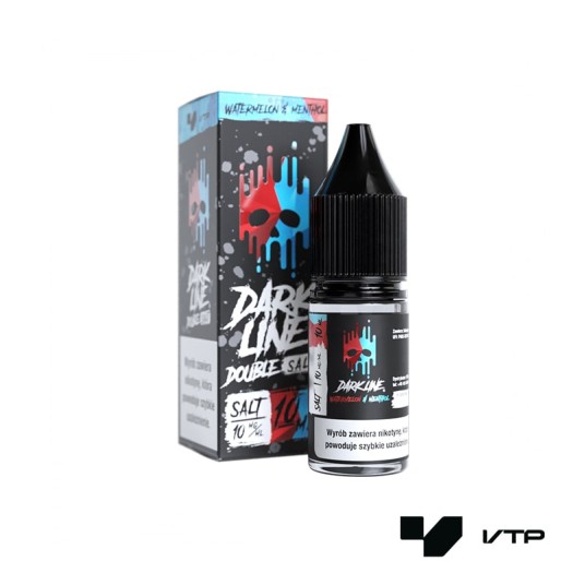 *LIQUID DOUBLE DL SALT - WATERMEL X MENTH 10ML 10M -zdjęcie numer 1