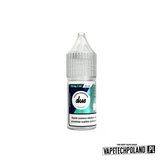 LIQUID DUO - CZARNA PORZ. MENTHOL 10ML 12MG -zdjęcie numer 1