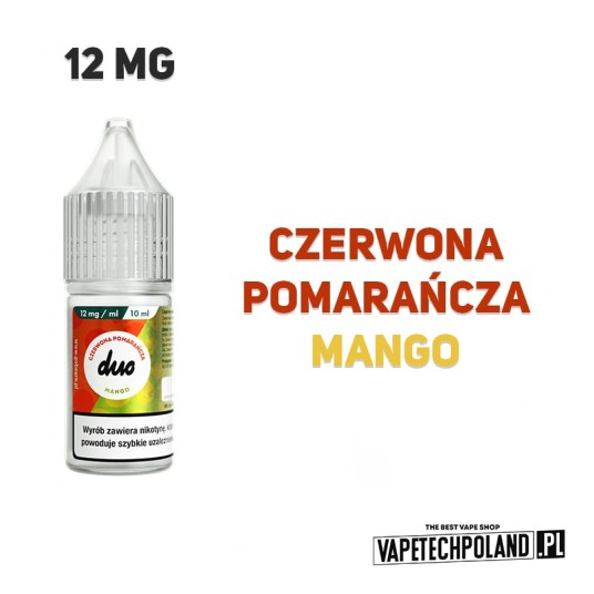 LIQUID DUO - CZERWONA POMARANCZA MANGO 10ML 12MG -zdjęcie numer 2