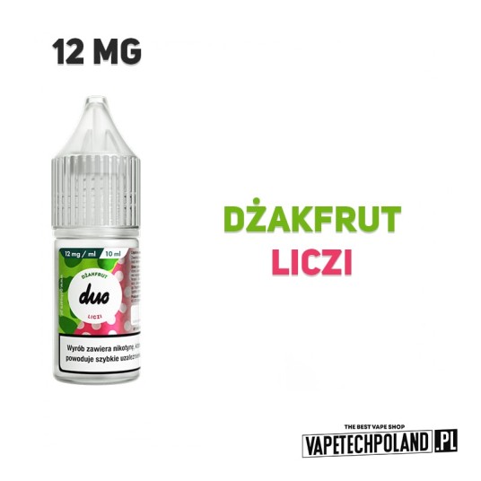LIQUID DUO - DŻAKFRUT LICZI 10ML 12MG -zdjęcie numer 2