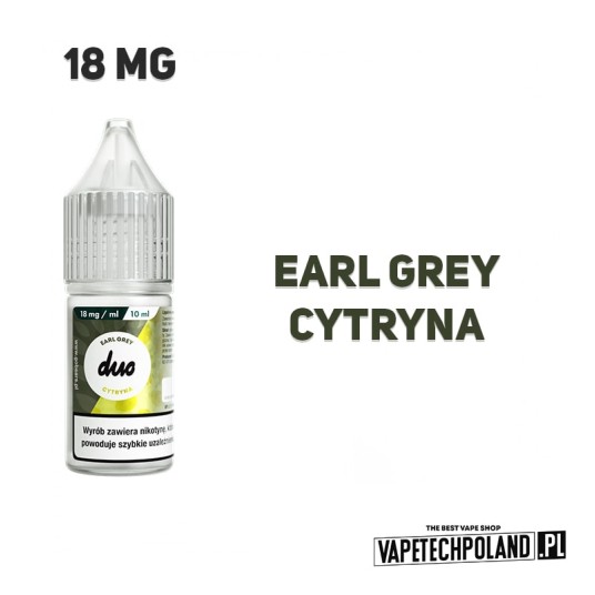 LIQUID DUO - EARL GREY CYTRYNA 10ML 18MG -zdjęcie numer 2