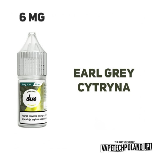 LIQUID DUO - EARL GREY CYTRYNA 10ML 6MG -zdjęcie numer 2