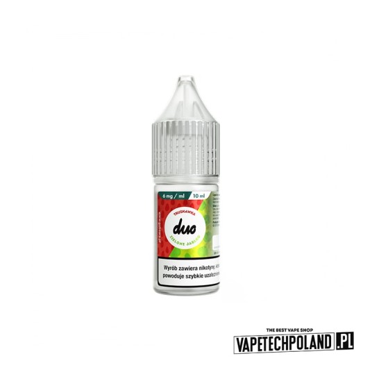 LIQUID DUO - TRUSKAWKA ZIELONE JABŁKO 10ML 6MG -zdjęcie numer 1