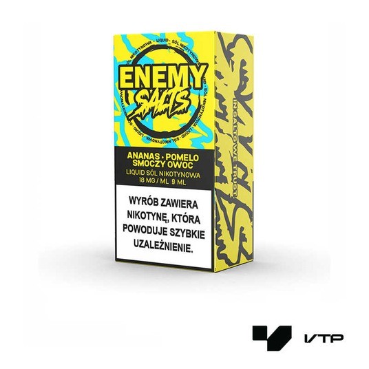 **Liquid Enemy Salts - Ananas Pomel Smocz Owo 18mg -zdjęcie numer 1