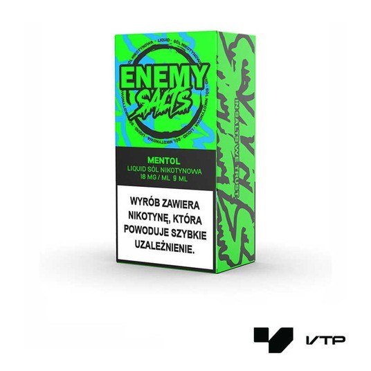 **Liquid Enemy Salts - Mentol 18 mg 9 ml -zdjęcie numer 1