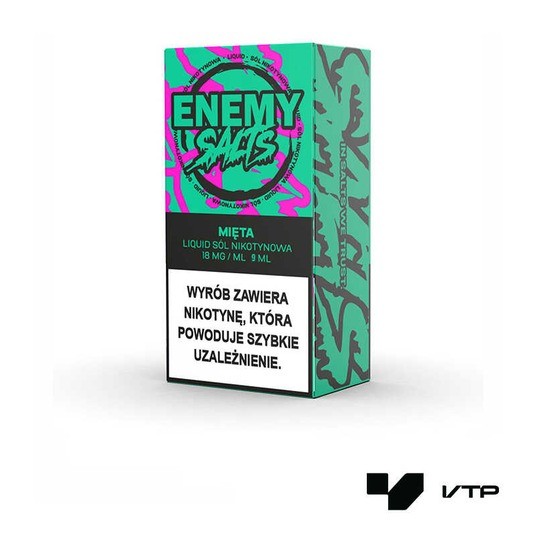 **Liquid Enemy Salts - Mięta 18mg 9 ml -zdjęcie numer 1