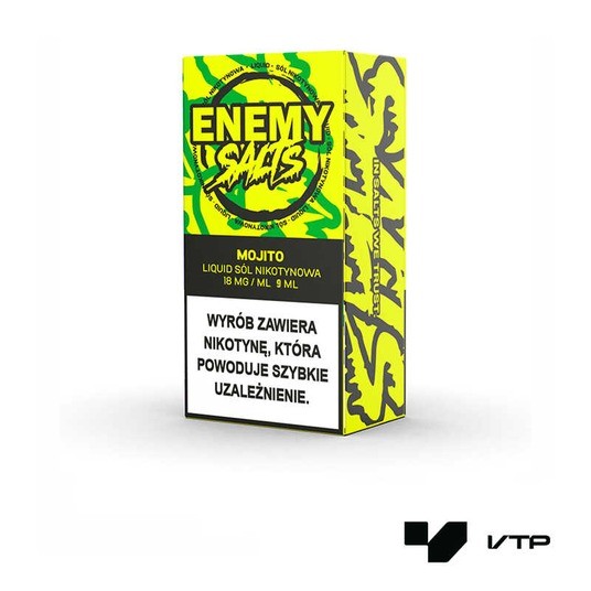 **Liquid Enemy Salts - Mojito 18mg 9 ml -zdjęcie numer 1