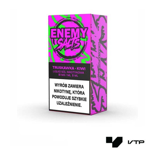 **Liquid Enemy Salts - Truskawka Kiwi 18 mg 9 ml -zdjęcie numer 1