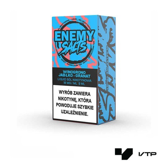 **Liquid Enemy Salts - Winogrono Jabłk Granat 18mg -zdjęcie numer 1
