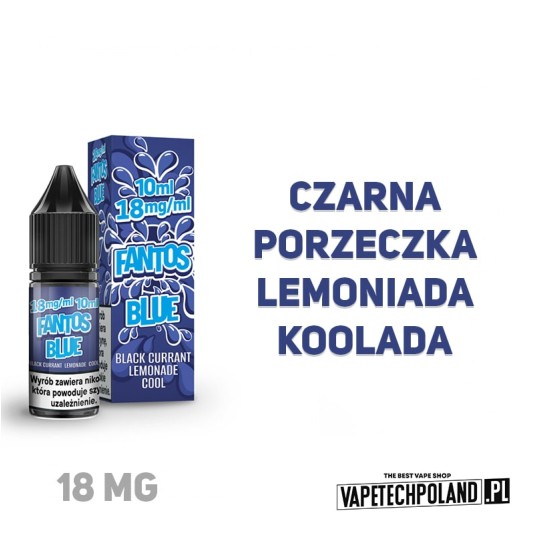 LIQUID FANTOS - BLUE FANTOS 10ML 18MG -zdjęcie numer 2