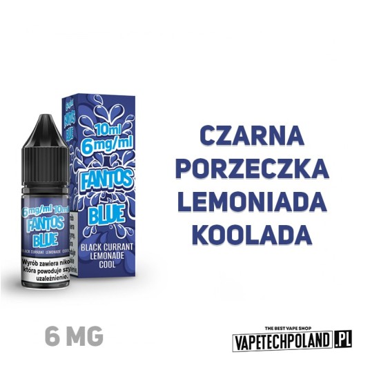 LIQUID FANTOS - BLUE FANTOS 10ML 6MG -zdjęcie numer 2