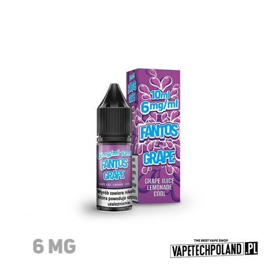 LIQUID FANTOS - GRAPE FANTOS 10ML 6MG -zdjęcie numer 1