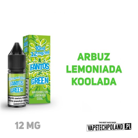LIQUID FANTOS - GREEN FANTOS 10ML 12MG -zdjęcie numer 2