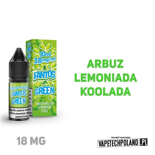 LIQUID FANTOS - GREEN FANTOS 10ML 18MG -zdjęcie numer 2