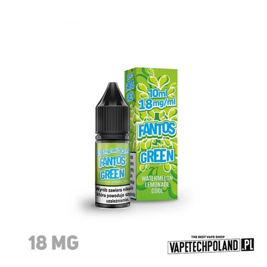 LIQUID FANTOS - GREEN FANTOS 10ML 18MG -zdjęcie numer 1