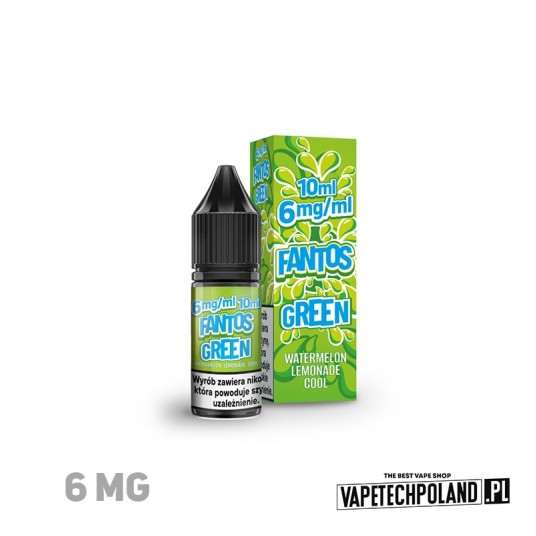 LIQUID FANTOS - GREEN FANTOS 10ML 6MG -zdjęcie numer 1