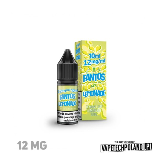 LIQUID FANTOS - LEMONADE FANTOS 10ML 12MG -zdjęcie numer 1