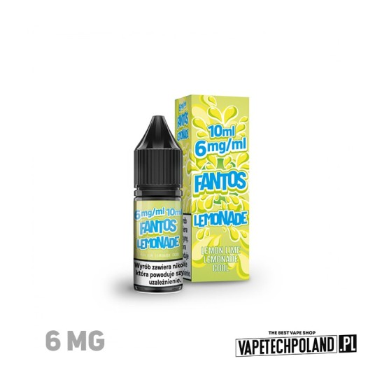 LIQUID FANTOS - LEMONADE FANTOS 10ML 6MG -zdjęcie numer 1