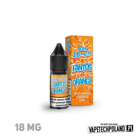 LIQUID FANTOS - ORANGE FANTOS 10ML 18MG -zdjęcie numer 1