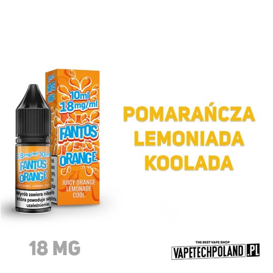 LIQUID FANTOS - ORANGE FANTOS 10ML 18MG -zdjęcie numer 2