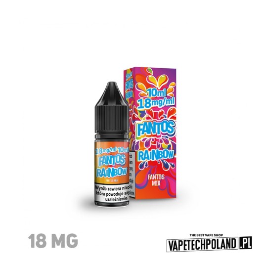 LIQUID FANTOS - RAINBOW FANTOS 10ML 18MG -zdjęcie numer 1