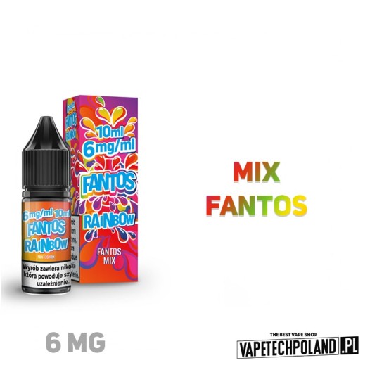 LIQUID FANTOS - RAINBOW FANTOS 10ML 6MG -zdjęcie numer 2
