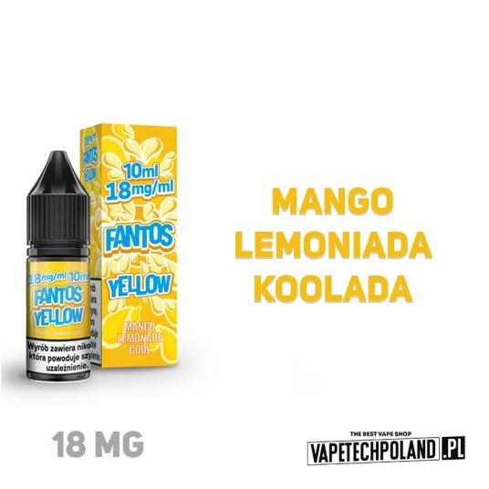 LIQUID FANTOS - YELLOW FANTOS 10ML 18MG -zdjęcie numer 2