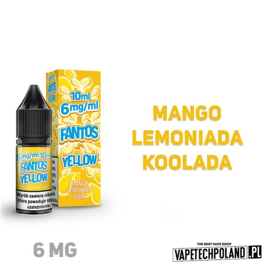 LIQUID FANTOS - YELLOW FANTOS 10ML 6MG -zdjęcie numer 2