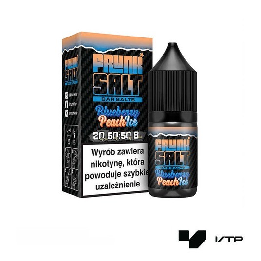 **LIQUID FRUNK SALT - BLUEBERRY PEACH ICE 8ML 20MG -zdjęcie numer 1