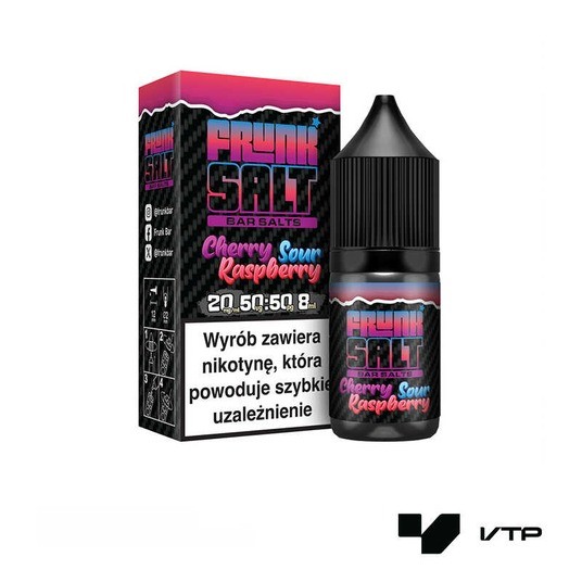**LIQUID FRUNK SALT - CHERRY SOUR RASP 8ML 20MG -zdjęcie numer 1