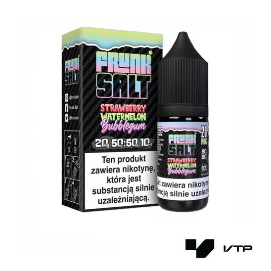 **LIQUID FRUNK SALT - STRAW WATER BUBBLE 8ML 20MG -zdjęcie numer 1