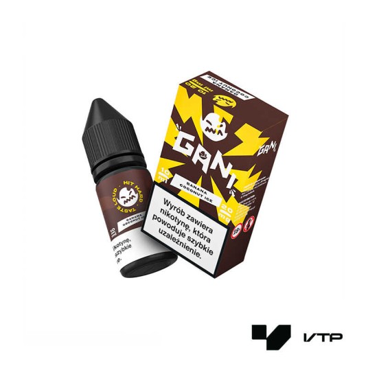 **LIQUID GANI 20MG 10ML - BANANA COCONUT ICE -zdjęcie numer 1