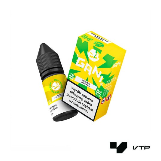 **LIQUID GANI 20MG 10ML - LEMON PAPAYA ICE -zdjęcie numer 1