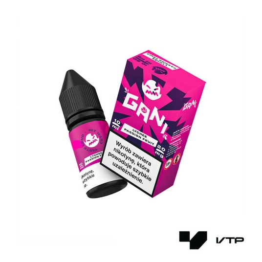 **LIQUID GANI 20MG 10ML - LYCHEE PASSION FRUIT -zdjęcie numer 1