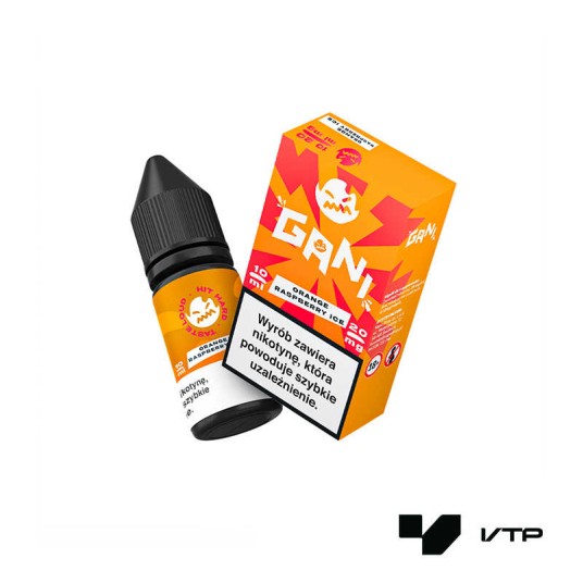**LIQUID GANI 20MG 10ML - ORANGE RASPBERRY ICE -zdjęcie numer 1