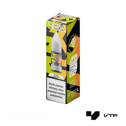 **LIQUID GAS 20MG 10ML - PEAR APRICOT -zdjęcie numer 1