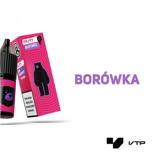 *Liquid Go Bears CANDY - Borówka 20MG 10ML -zdjęcie numer 2