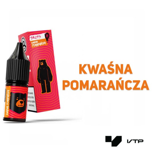 *Liquid Go Bears CANDY - Kwaśna Pomarańcza 20MG 10 -zdjęcie numer 2