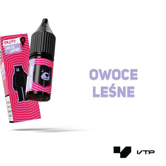 *Liquid Go Bears CANDY - Owoce Leśne 20MG 10ML -zdjęcie numer 2