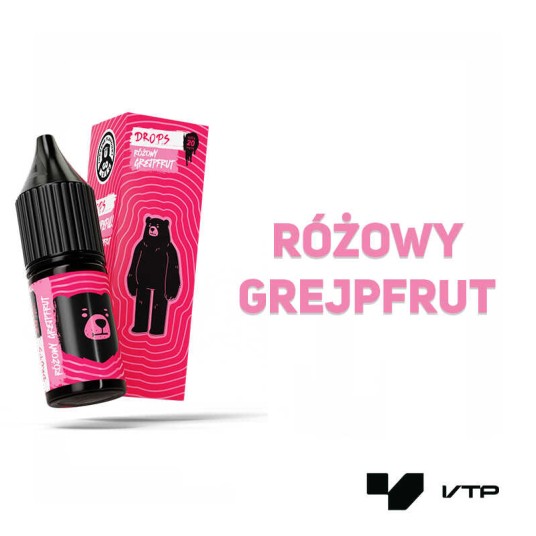 *Liquid Go Bears CANDY - Różowy Grejpfrut 20MG 10M -zdjęcie numer 2
