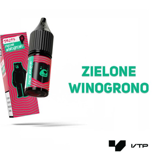 *Liquid Go Bears CANDY - Zielone Winogrono 20MG 10 -zdjęcie numer 2