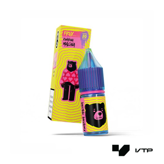 **LIQUID GO BEARS FRUX - KWAŚNA MALINA 10ML 20MG -zdjęcie numer 1