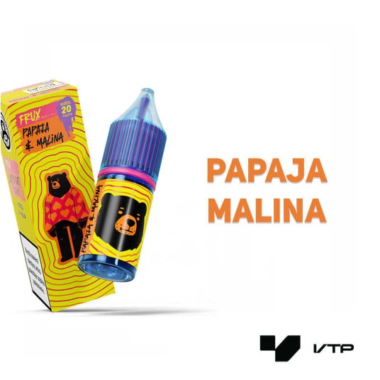 **LIQUID GO BEARS FRUX - PAPAJA MALINA 10ML 20MG -zdjęcie numer 2